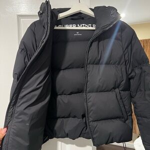 Aritzia Super Mini Puff BLACK